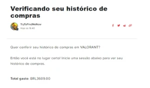 Conta Valorant Com 3600 Gastos (Muitas Skins Desejadas)
