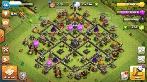CONTA CV 9 SEMIFULL CLASH OF CLANS + TROCA DE NOME GRÁTIS