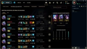 Diamante 4 barata e com mmr muito bom. - League of Legends LOL