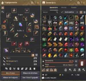 Conta bdo striker com barraca e magnus feita