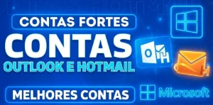 12x Contas Novas  Outlook/Hotmail + Não Pede Sms + Qualidade - Redes Sociais