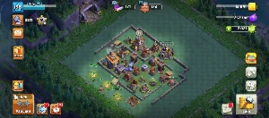 Conta CV13 de mais de 9 anos com obstáculos super raros - Clash of Clans