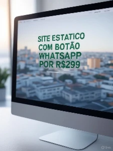 Faço seu site estático com botão  [conteúdo removido] App - Outros