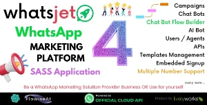 WhatsJet SaaS – A WhatsApp Marketing Platform with Bulk Send