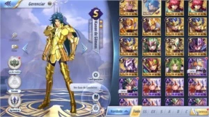 SAINT SEIYA AWAKENING - COM GEMAS AVANÇADAS E LIVROS SSA