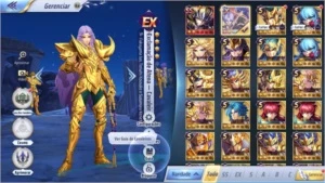 SAINT SEIYA AWAKENING - COM GEMAS AVANÇADAS E LIVROS SSA