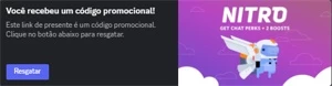 Vendo discord nitro(Para quem nunca teve)