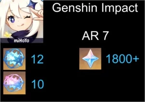 GENSHIN IMPACT / AR 7 / 30+ WISHES