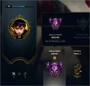 conta lol mestre - League of Legends