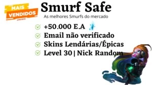 Conta unranked league of legends, level 30 LOL