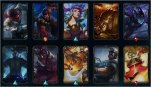 conta lol e valorant, muitas skins em ambos jogos - League of Legends