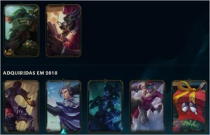 conta lol e valorant, muitas skins em ambos jogos - League of Legends