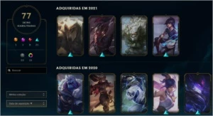 conta lol e valorant, muitas skins em ambos jogos - League of Legends
