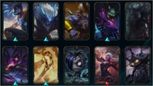 conta lol e valorant, muitas skins em ambos jogos - League of Legends