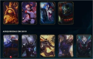 conta lol e valorant, muitas skins em ambos jogos - League of Legends