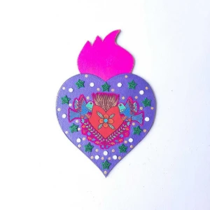Enfeite de Parede Divino Roxo - Artesanato e Personalizados