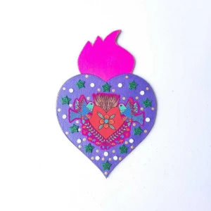 Enfeite de Parede Divino Roxo - Artesanato e Personalizados