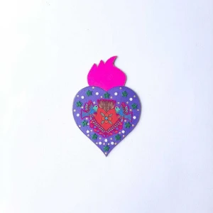 Enfeite de Parede Divino Roxo - Artesanato e Personalizados