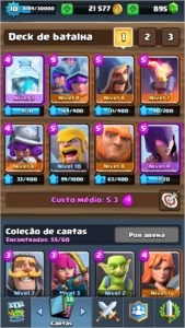 Clash of clans cv 10 bem upado + Clash royale + Boom beach