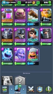 Clash of clans cv 10 bem upado + Clash royale + Boom beach