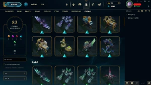 Conta Lol com 430 skins, ex Diamante 1 - League of Legends