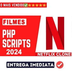 Script plataforma de filmes e séries estilo Netflix (SaaS)