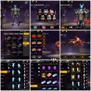 Conta Gemada Free Fire+ Passe Do Egito+ Encubadoras Raras +