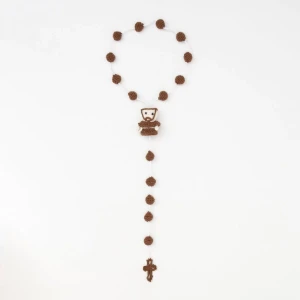 Terço São Francisco de Assis em Amigurumi