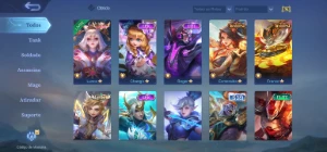 Conta Mlbb Top Claude | Claude Prime | Lunox Legend | Kimmy - Mobile Legends