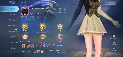 Conta Mlbb Top Claude | Claude Prime | Lunox Legend | Kimmy - Mobile Legends