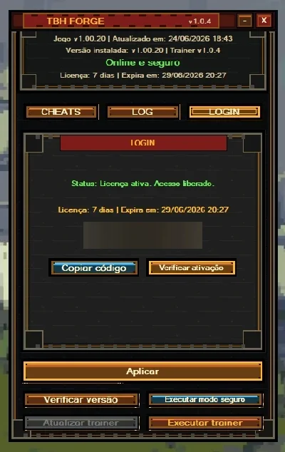 TBH: FORGE Trainer atualizado (Acesso de 7 dias) - Task Bar Hero