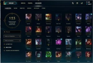 Conta LOL com Riven campeonato 2012+ 125 skins. - League of Legends