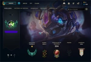 CONTA PLATINA com riven prestígio e miss vingadora - League of Legends LOL