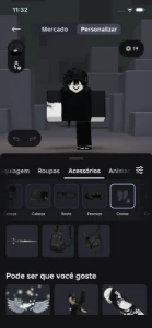 Conta com Korblox - Roblox