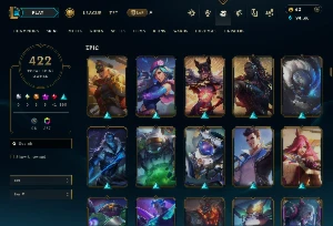 Conta Lol Com 422 Skins,Todos Os Bonecos,94K De Essencias - League of Legends