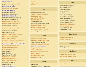 Conta AQW - ANTIGA - Adventure Quest Worlds - MAGNEST