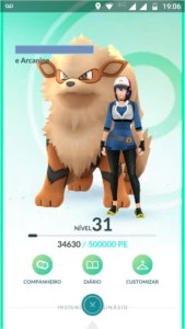 Conta Pokémon Go Lv 31 Sem Time - Premium #03