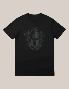 Camiseta Preta Elmo - Artesanato e Personalizados
