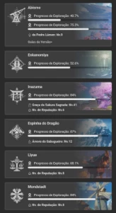 Conta Ar56 + 13 t5 + 3 armas - Genshin Impact