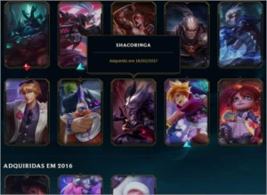 Conta League of Legends com MAIS DE 90 SKINS LOL