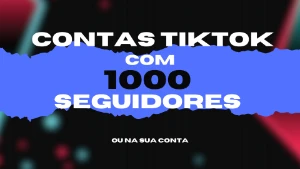 CONTA COM SEGUIDPRES TIKTOK PARA FAZER LIVES - Redes Sociais