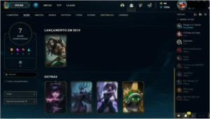 CONTA COM RAMUS REI E KAYLE JUIZA - League of Legends LOL