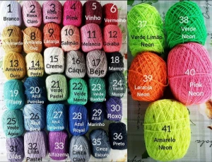 Kit de 50 Mini Corações em Crochê - Artesanato e Personalizados