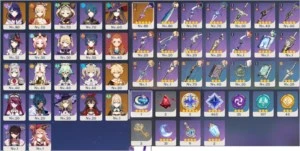 (Raiden Shogun Baal + Arma Dela) + Yoimiya + Mona - Genshin Impact