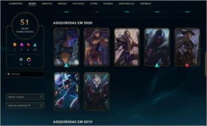 Conta League of Legends LOL