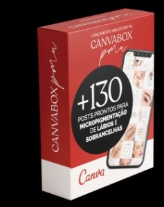 Canvabox PMU - Abuzzi Estética + 250 POST c/ Conteúdo - Outros