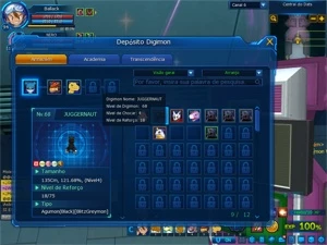 Conta com Aox e Alter S Ladmo - Digimon Masters Online