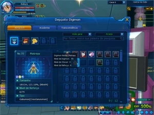 Conta com Aox e Alter S Ladmo - Digimon Masters Online