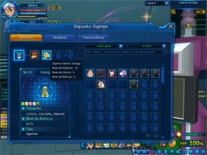 Conta com Aox e Alter S Ladmo - Digimon Masters Online