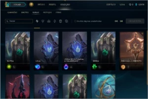 Conta LOL Platina 1 - 77 champs - League of Legends